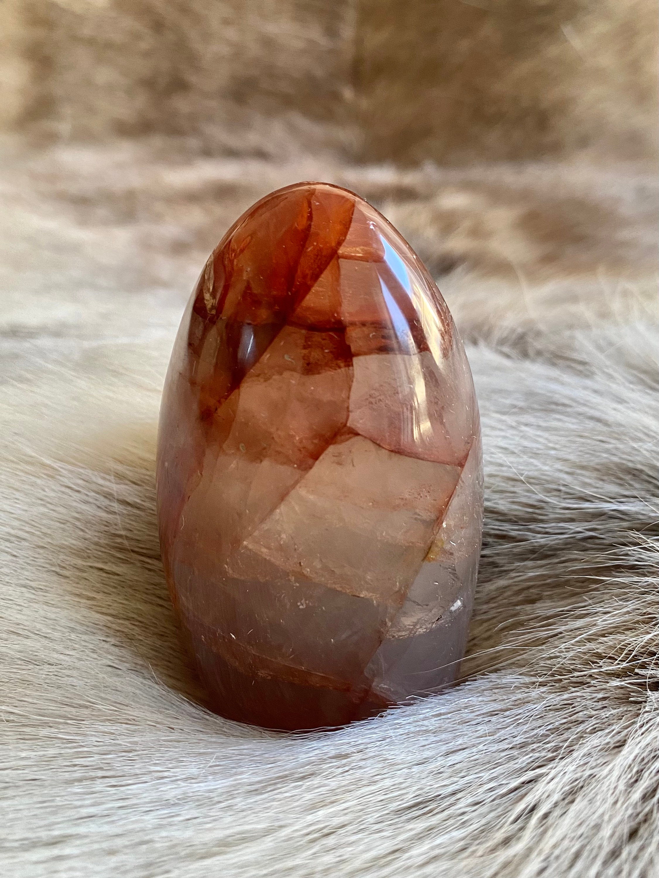 Forme Libre en Quartz Hématoïde Naturelle/Natural Hematoid Hematite