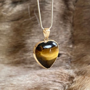 Tiger's Eye - stone pendant