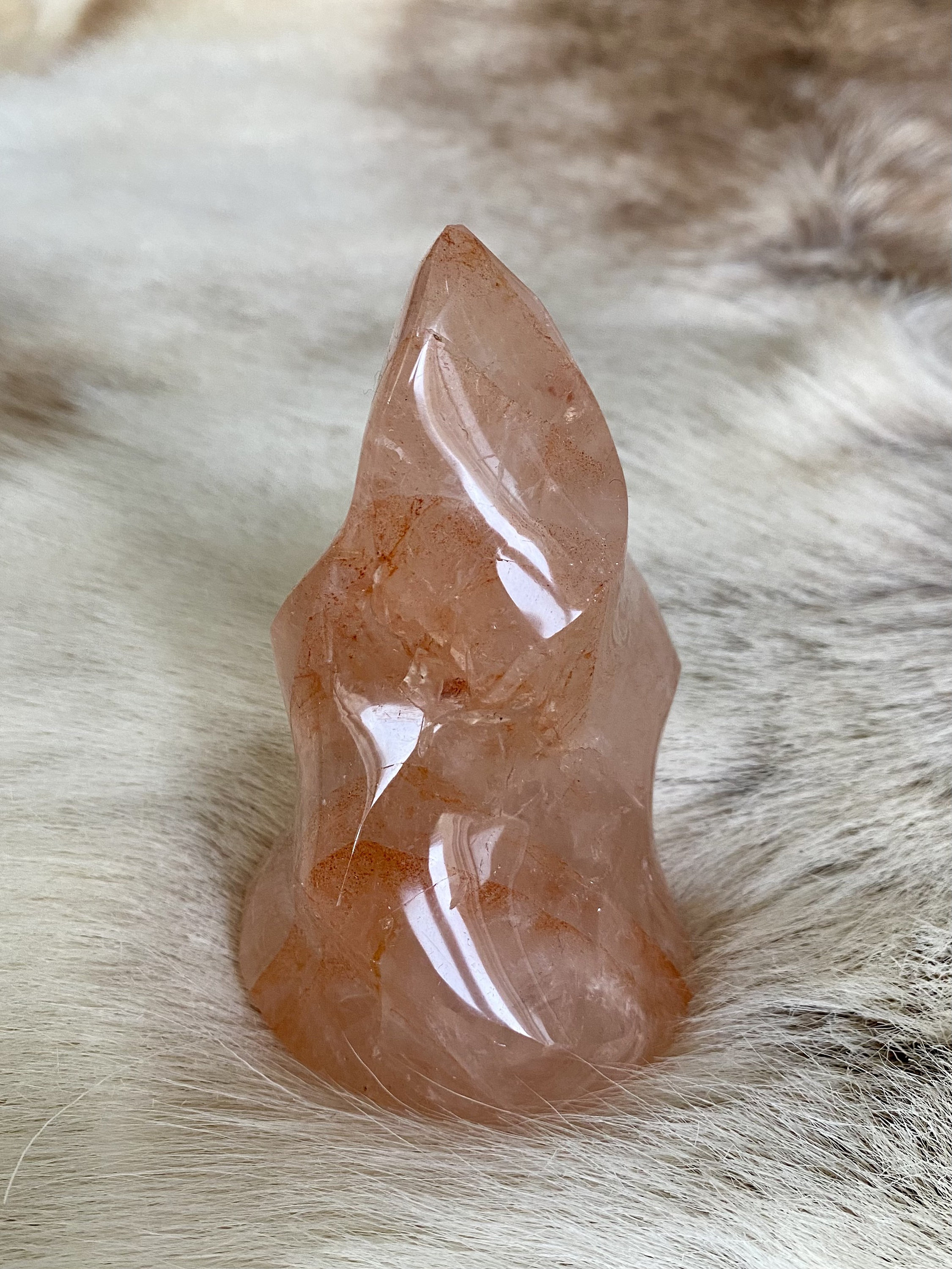 Flamme en Quartz Hematoïde