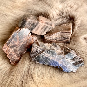 Black Moonstone - Raw Natural Stone