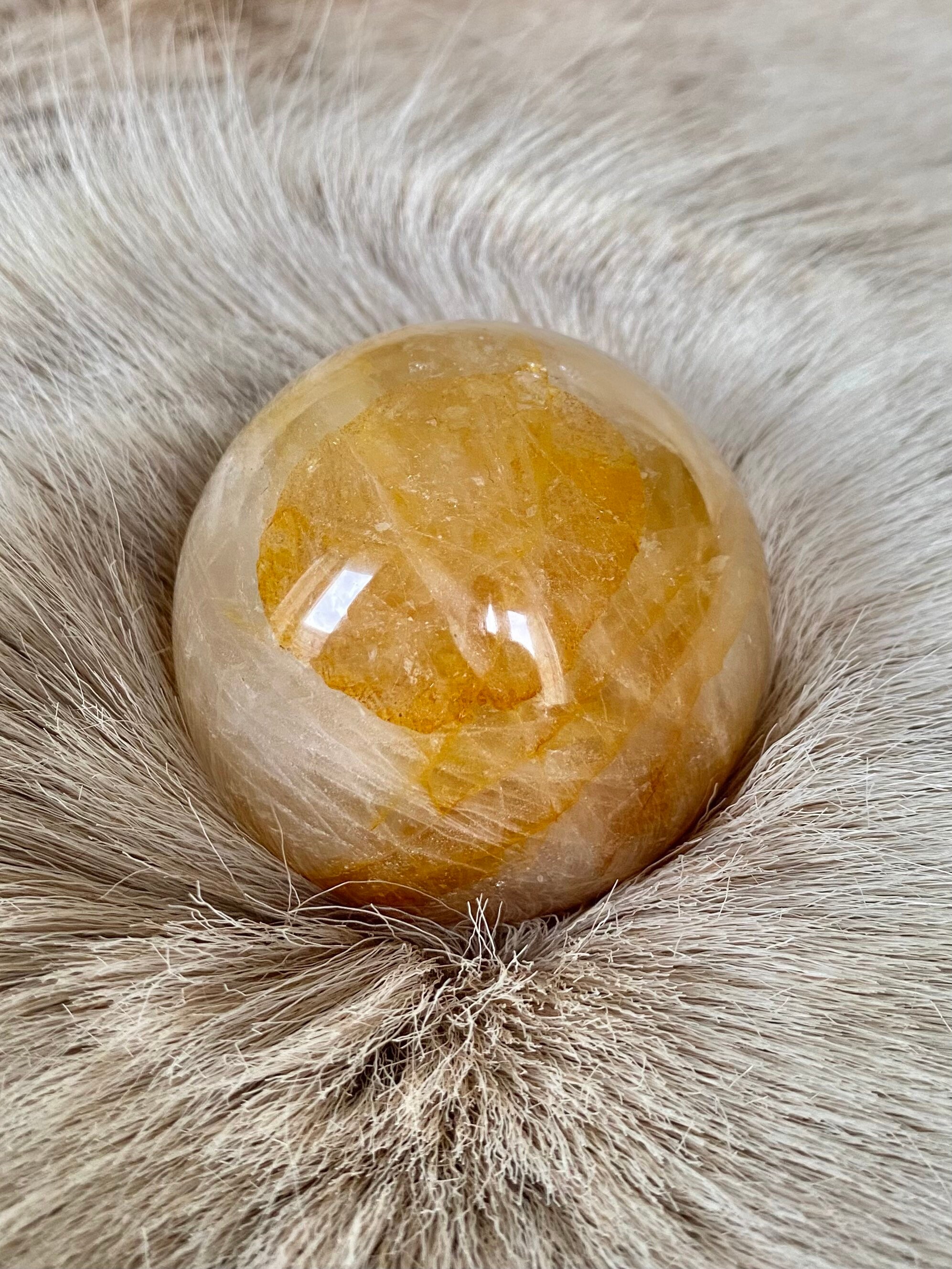 Sphère en Quartz Hématoïde Naturelle/Natural Hematoid Ball