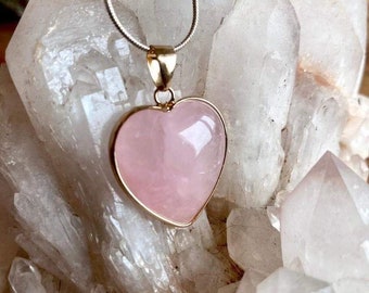 Quartz Rose - Pendentif pierre