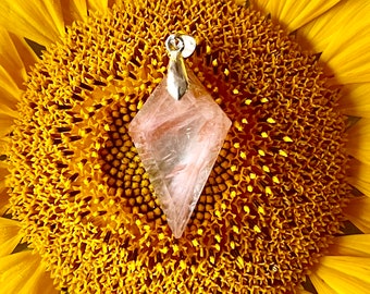 Quartz Hématoïde rouge - Pendentif en pierre - ARROW