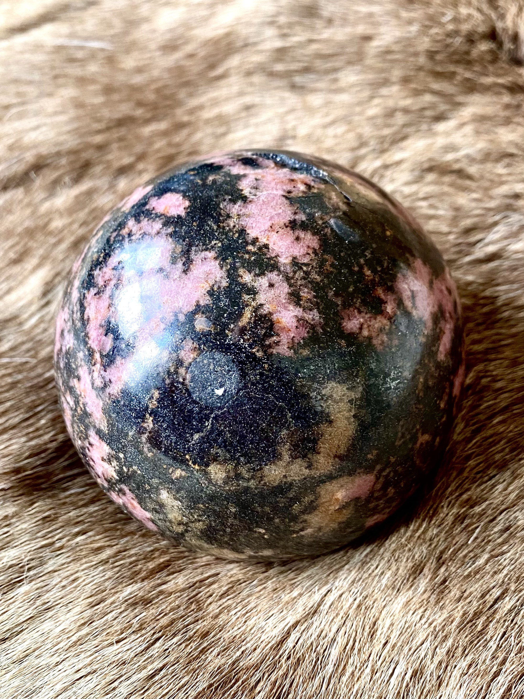 Sphère Minérale - Rhodonite/Ball