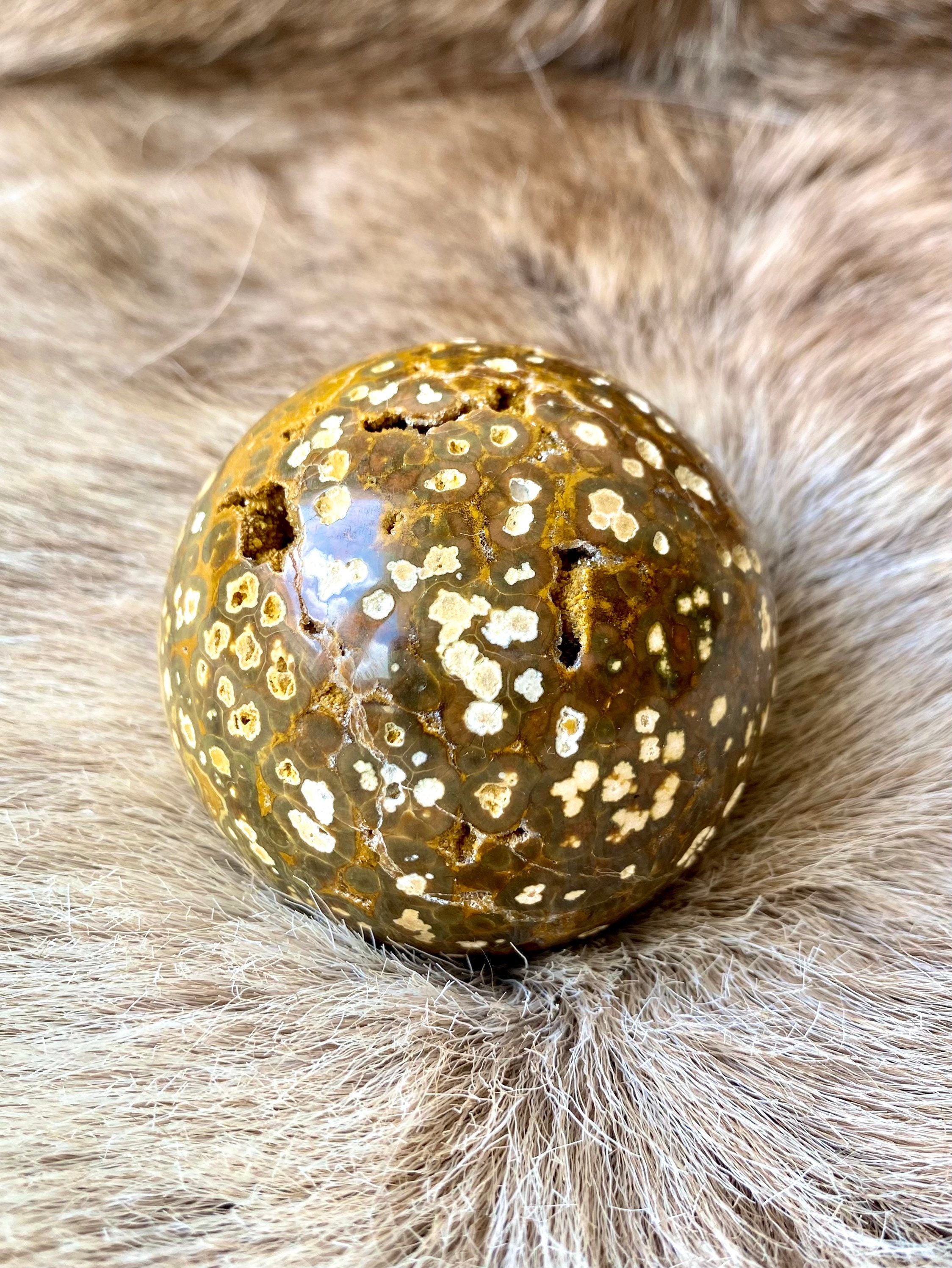 Jaspe Océan/Jaspe Orbiculaire - Sphère Minérale