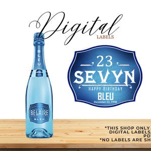 Belaire Champagne Label, Custom Liquor Label, Custom Belaire Champagne Label, Bridesmaid Custom Champagne Label, Wedding Champagne Gift