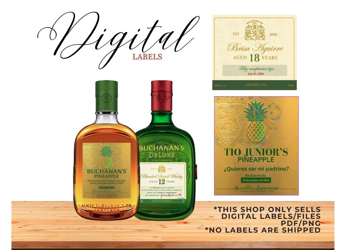 Mini buchanan bottles - Etsy 日本