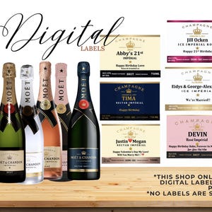 Custom Champagne Label, Custom Liquor Label, Custom Gift Champagne Label, Bridesmaid Custom Champagne Label, Wedding Champagne Gift