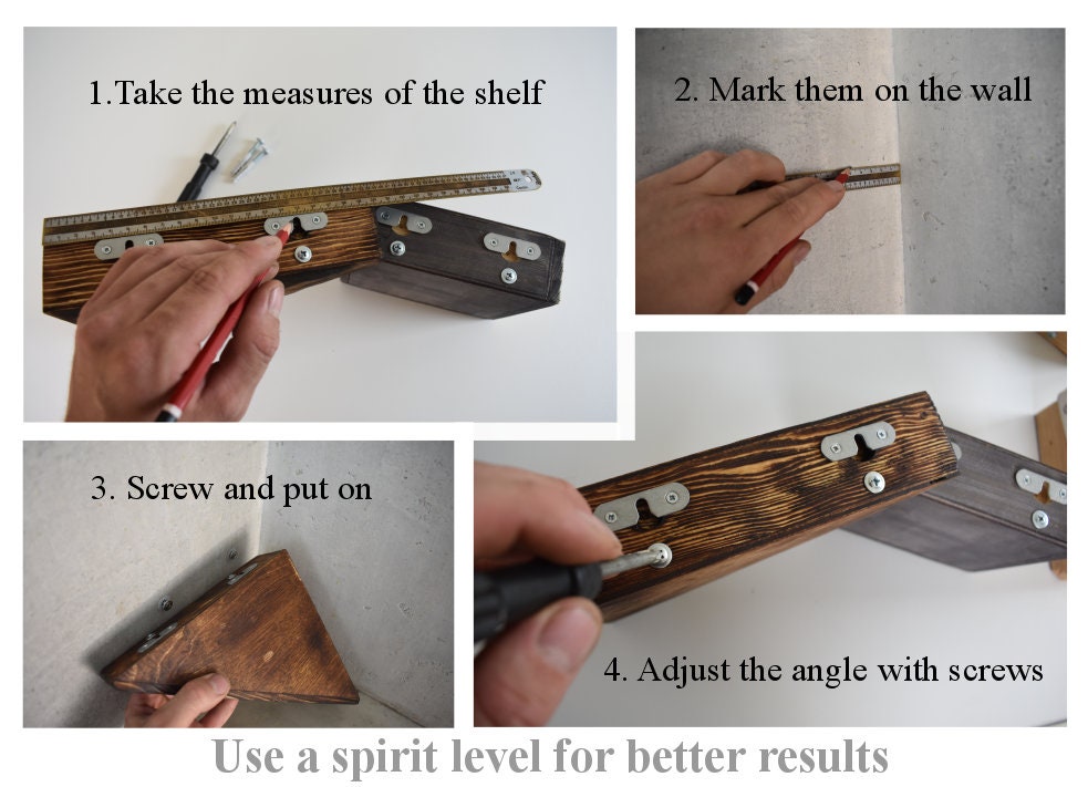 Handmade Reclaimed Wood Floating Shelf: Rustic Wall Decor - Etsy