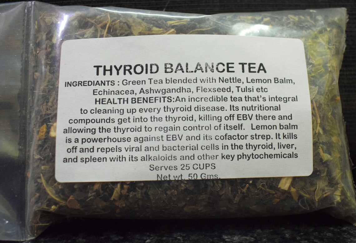 Tea for Thyroid Gland Thyroid Care Tea Thyroid Balance Tea Etsy UK