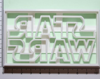 Star Wars Logo 1 or 2 part Cookie or fondant Cutter 3d printed