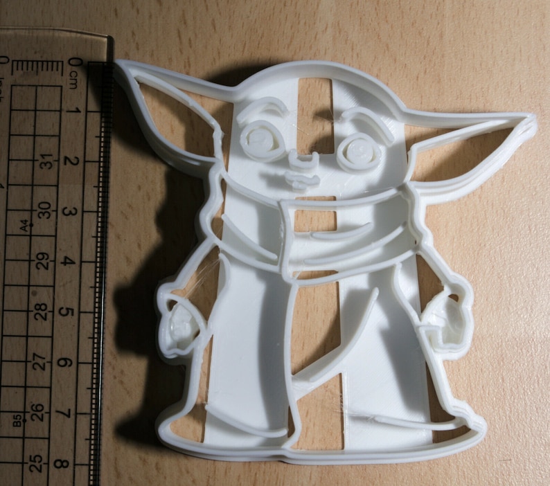 Baby Yoda Cookie Cutter 3d Printed Etsy