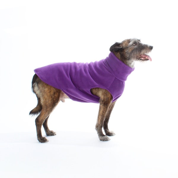 Hunde Fleece Polo PDF Schnittmuster Größen XXS bis 3XL (8 Größen) Sofort Download