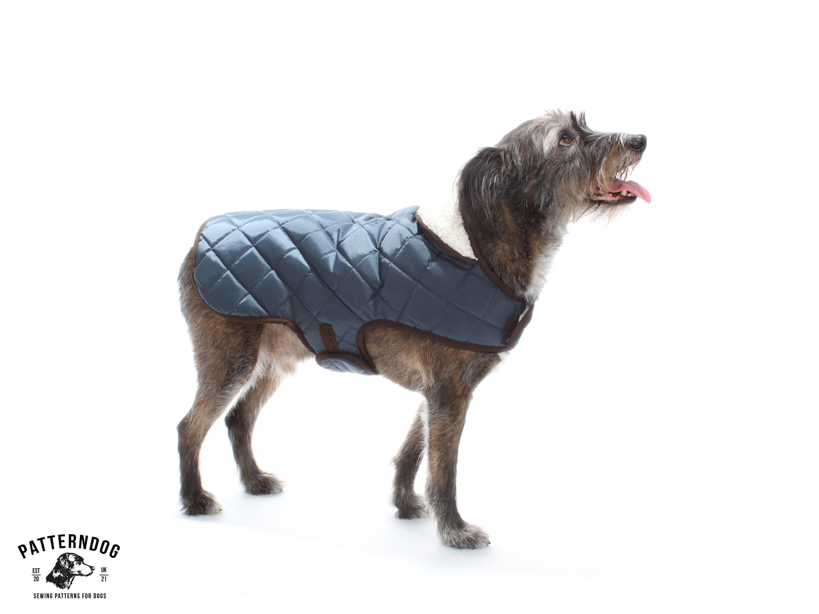 Dog Quilted Coat PDF Sewing Pattern Sizes XXS To 3XL (8 Sizes) Instant Download