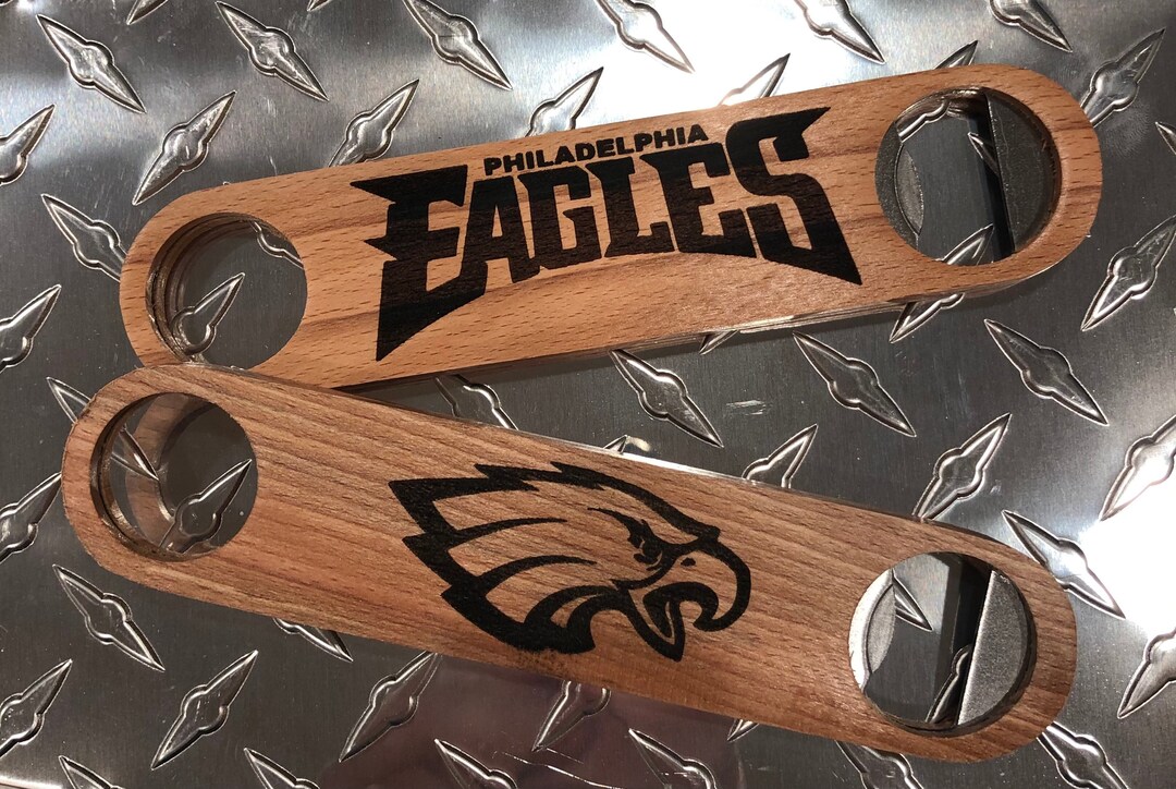 Philadelphia Eagles Bottle Opener. Laser Engraved. Etsy