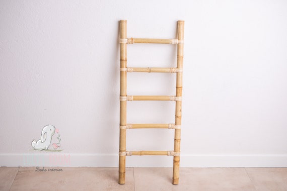 Incubus Professor weten Rotan bamboe ladder boho kamer decoratie - Etsy België
