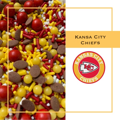Kansas City Chiefs Football Edible Sprinkle Party Decorations Etsy