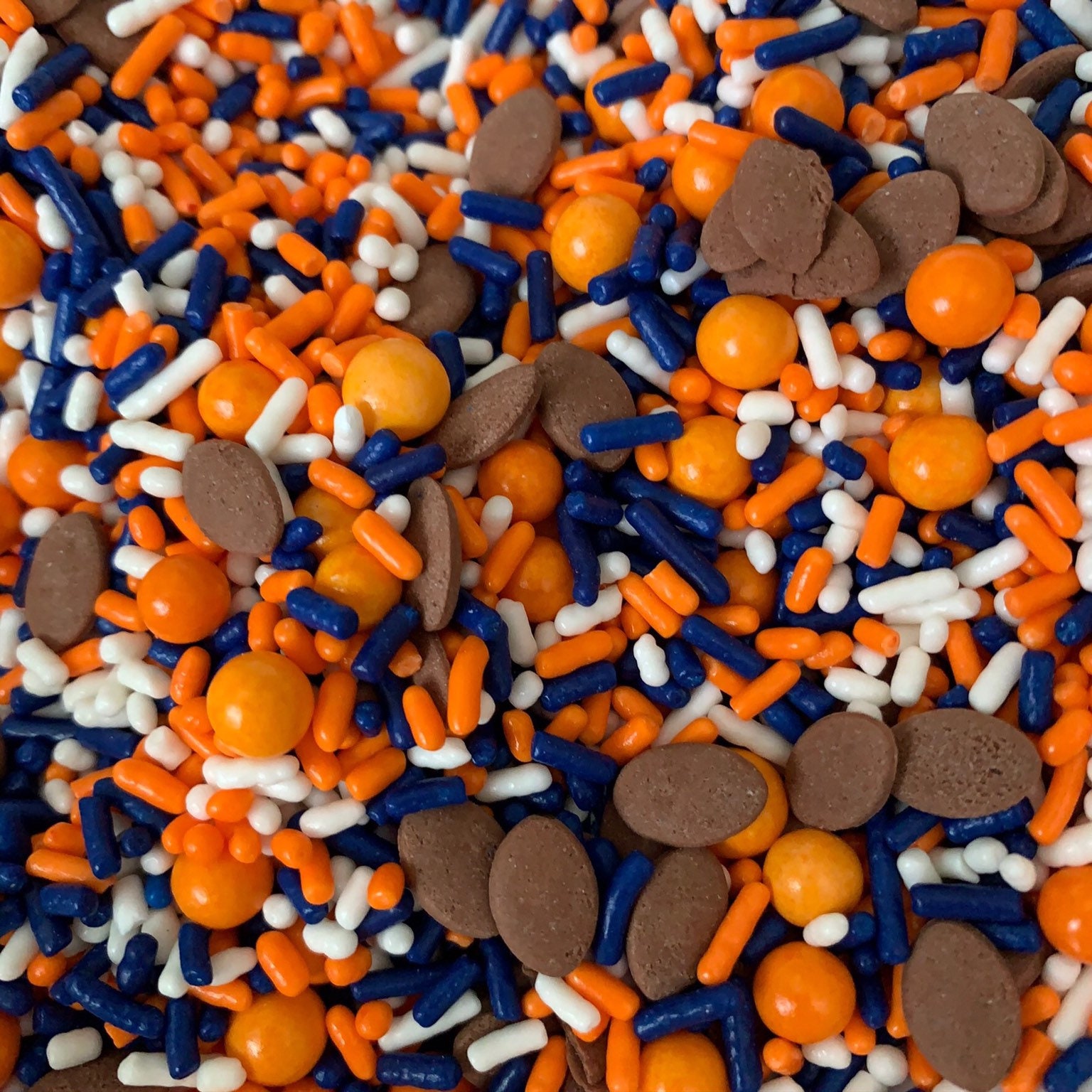 Denver Broncos Football Edible Sprinkle Party Decorations Etsy