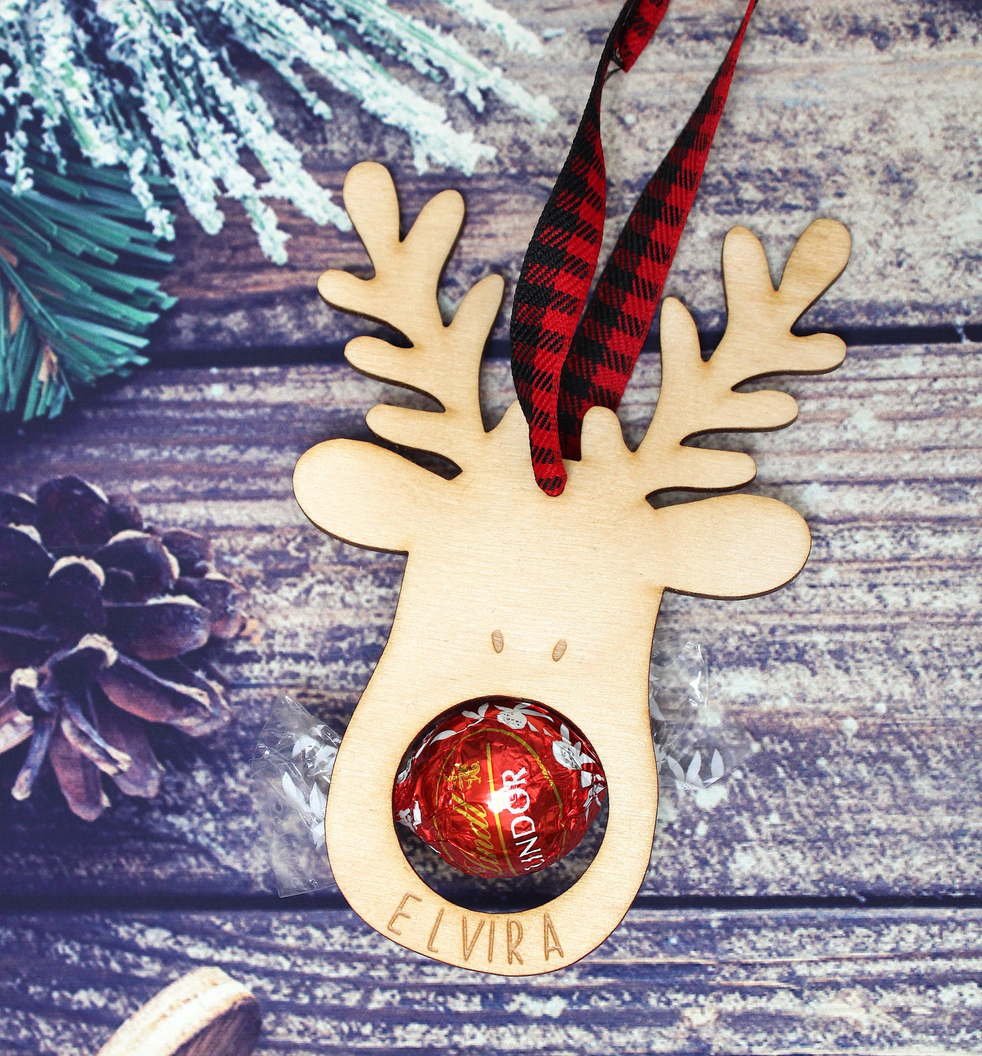 Rendier Kerst Ornament Rendier Kerst decoratie Etsy