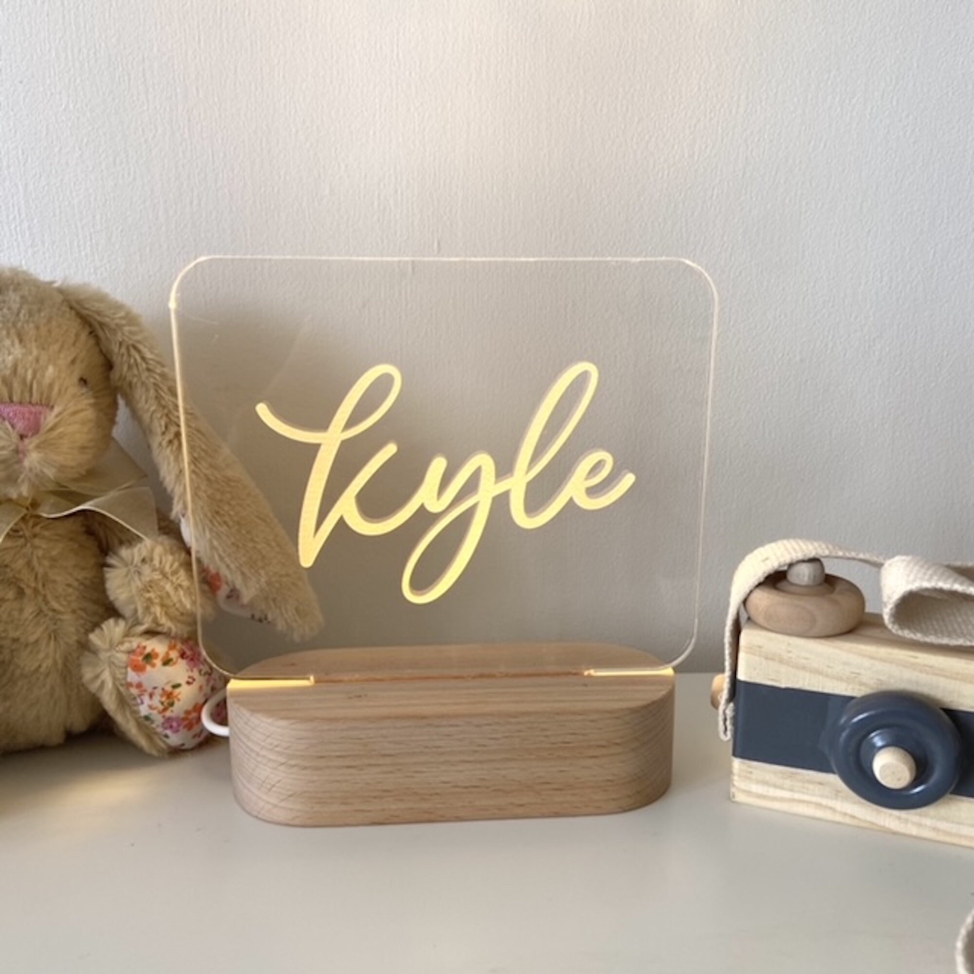 Custom Night Light Nursery Night Light Personalised Baby Etsy
