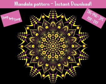 Download Mandala Dot Guide Etsy