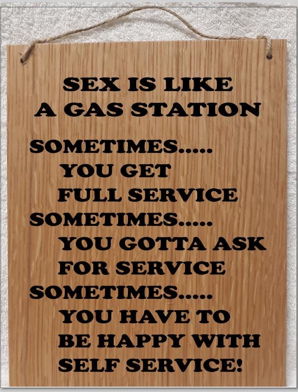 Sex Is Like A Gas Station Hanging Wood Sign, Funny Sign, Adult Humor Sign, Sarcastic Sign, Mancave Sign,
