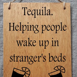 Tequila, Helping People,  Long Island Tea Bar Sign, Sex With Strangers, Long Island Tea Hanging Wood Sign, Mancave Sign, Alcohol