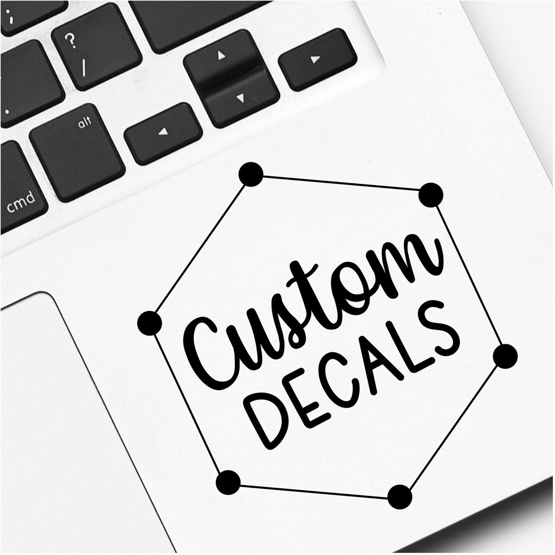 Custom Decals Personalized Decals Logo Decals Design Etsy