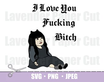 Nadja Doll SVG & PNG, Funny Best Friend Card Cut File