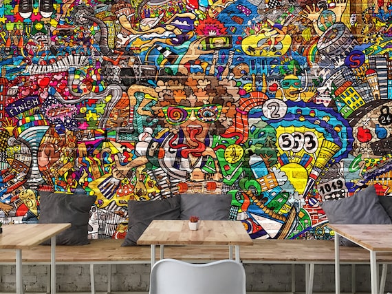 Graffiti Wall Wallpaper Mural Graffiti Design Wallpaper Graffiti Work Poster Graffiti Painting Mural Self Designed Wallpaper