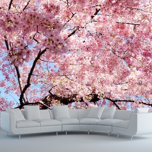 I Am Spring 3D Wall Mural / Ik Ben De Lente 3D Fotobehang / Ich bin Frühling 3D Wandbild / Foto Papel Tapiz / Poster