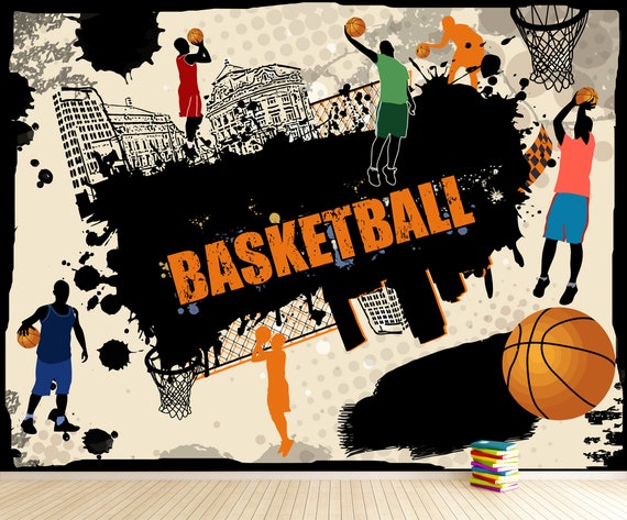 Wall Mural Basketball Ball 