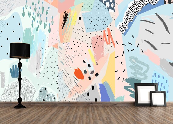 Abstract Ontwerp Behang