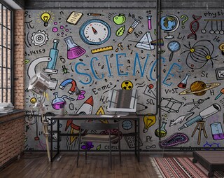 Set 24 Adesivi Per Lavagna Progetto Scientifico | Titoli E Sottotitoli Per Fiera Della Scienza, A4
