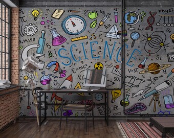 Set 24 Adesivi Per Lavagna Progetto Scientifico | Titoli E Sottotitoli Per Fiera Della Scienza, A4
