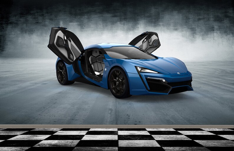 Luxury Racing Car Wallpaper Luxe Racewagen Fotobehang Luxus Rennwagen Fototapete Papier Peint Poster