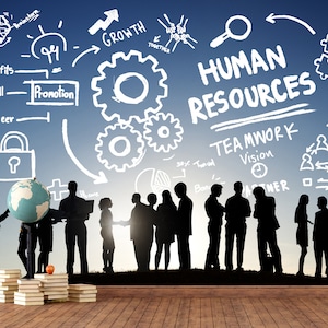 Human Resources Wallpaper / Personeelszaken Fotobehang / Humanressourcen Fototapete / Foto Papel Tapiz / Poster