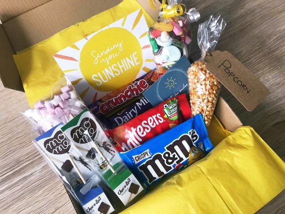 Cinema Treat Gift Box Snacks For A Movie Night In Sweet Etsy
