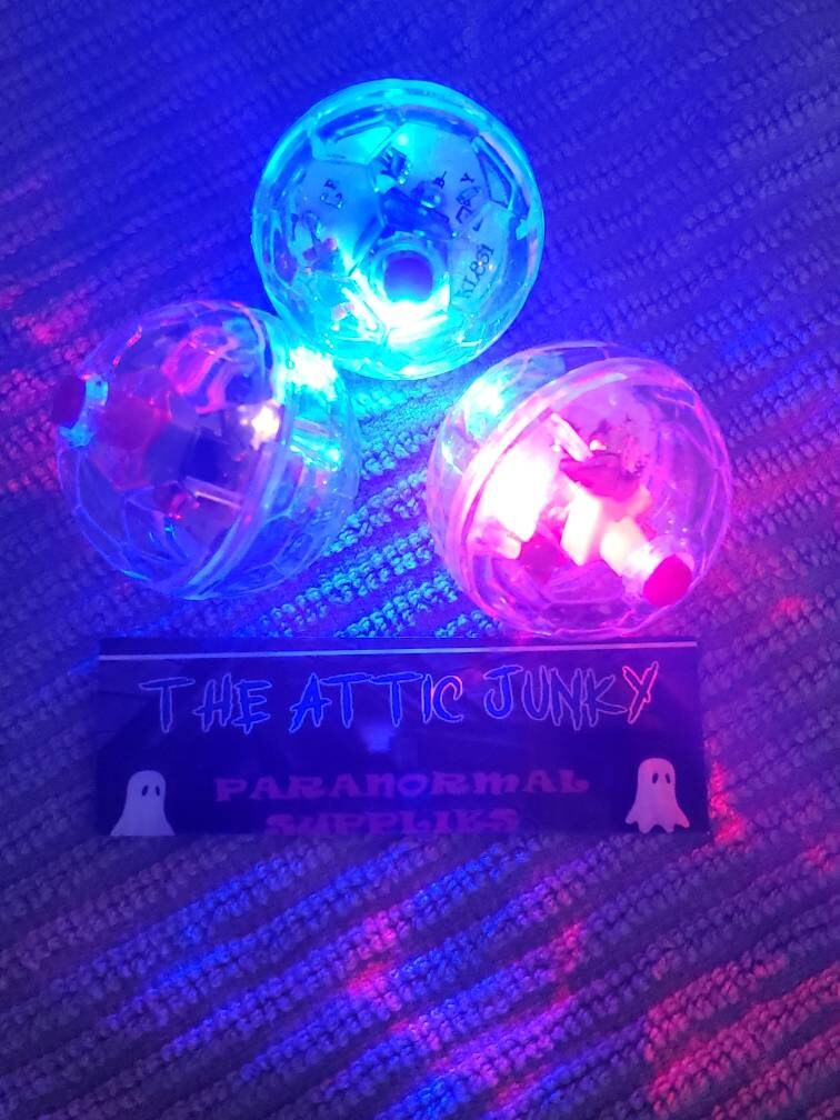 Ghost ball Trigger Object 4x Pcs Motion Light Up Flashing Balls Ghost…