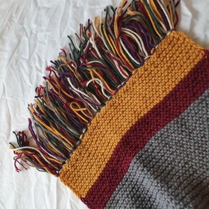 Tom Baker DOCTOR WHO 1974 Scarf Hand made and 12 feet long image 4