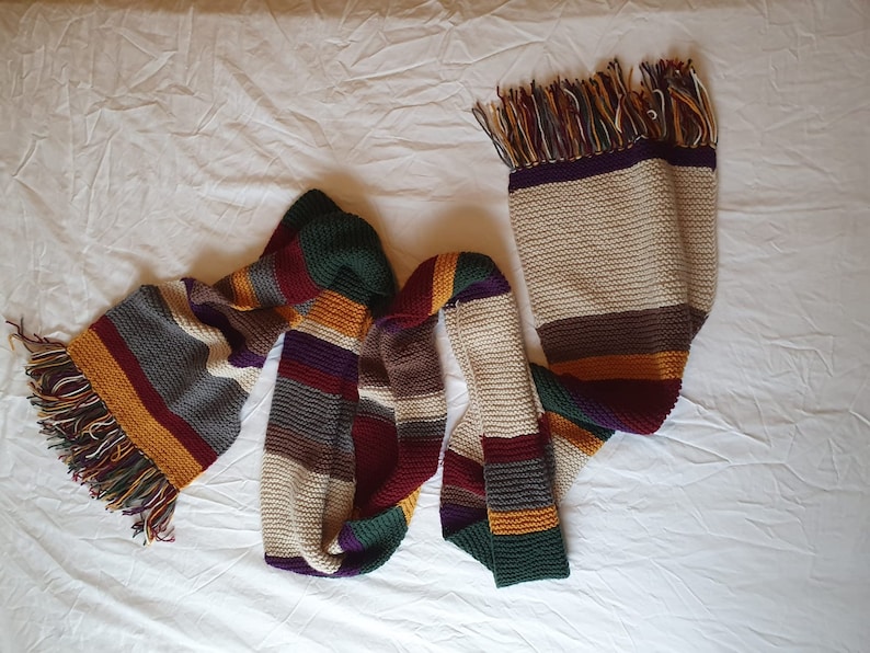 Tom Baker DOCTOR WHO 1974 Scarf Hand made and 12 feet long image 2