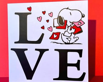 “Sending Love”handmade card