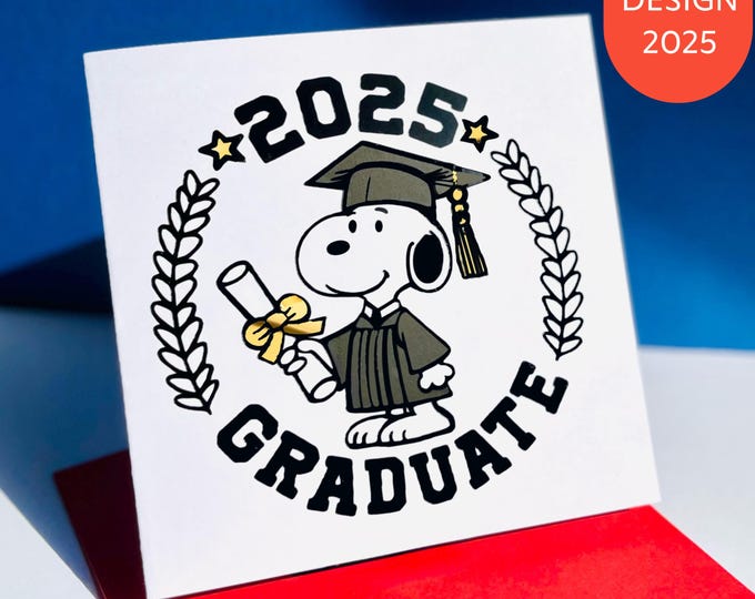 "Graduate 2025" handmade card