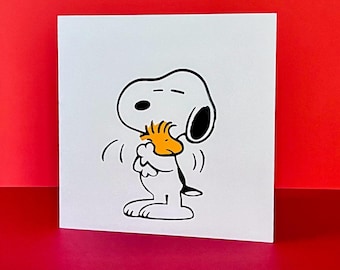 "Here for you" handmade card