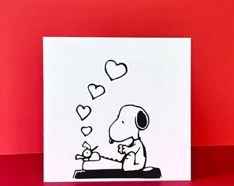 “Love letters” handmade card