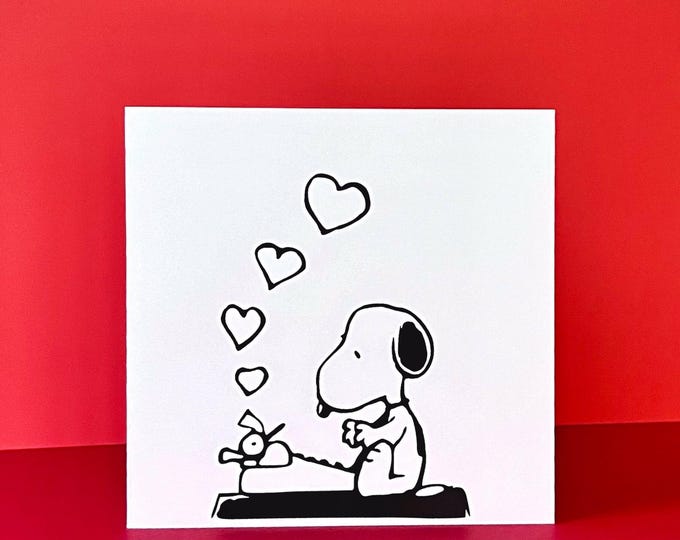 “Love letters” handmade card