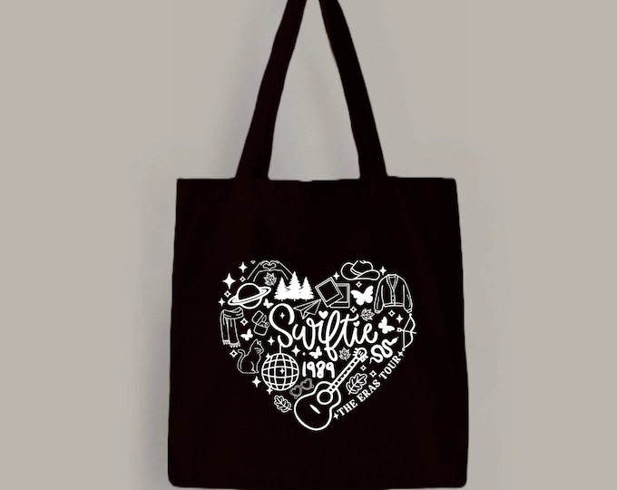 “Eras Icons” Swiftie inspired Tote Bag