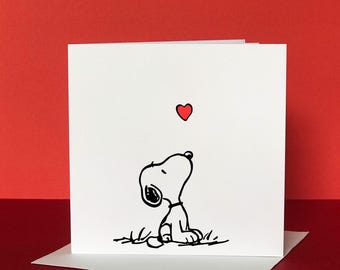 "Love is in the air" handmade card