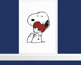 “Love and hugs” wall art