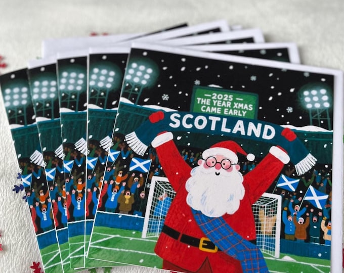 Scottish Football Christmas Card Packs -The year Xmas came early - Tartan Army - World Cup 2026